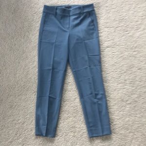 J Crew Dress Dusk Blue Stretch Cropped Pants Sz 4